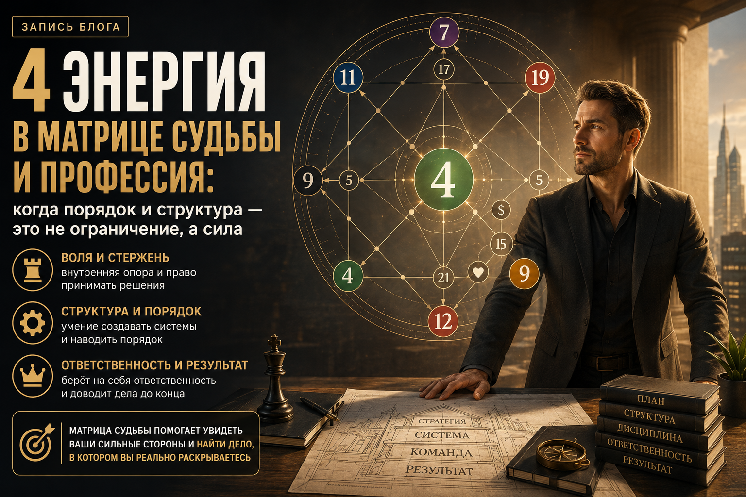 4 энергия матрицы судьбы и профессия